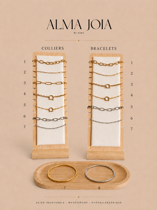 Bracelet personnalisable 6 breloques
