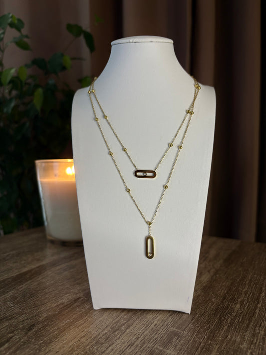 Collier Milla double chaîne