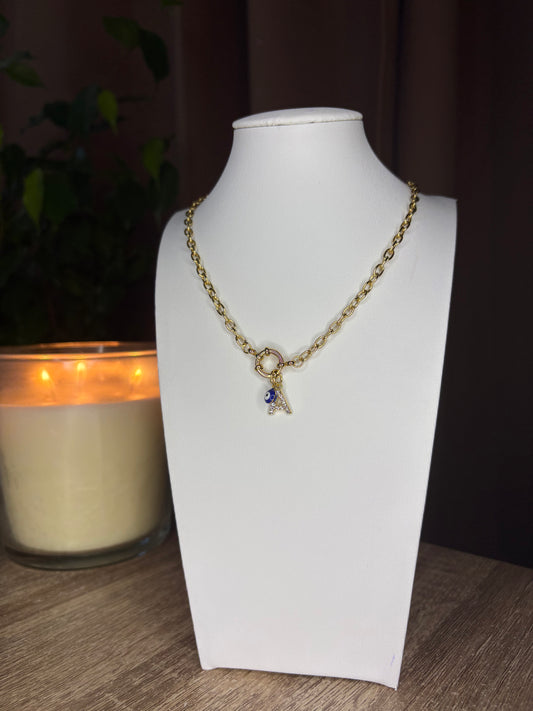 Collier initiale personnalisable
